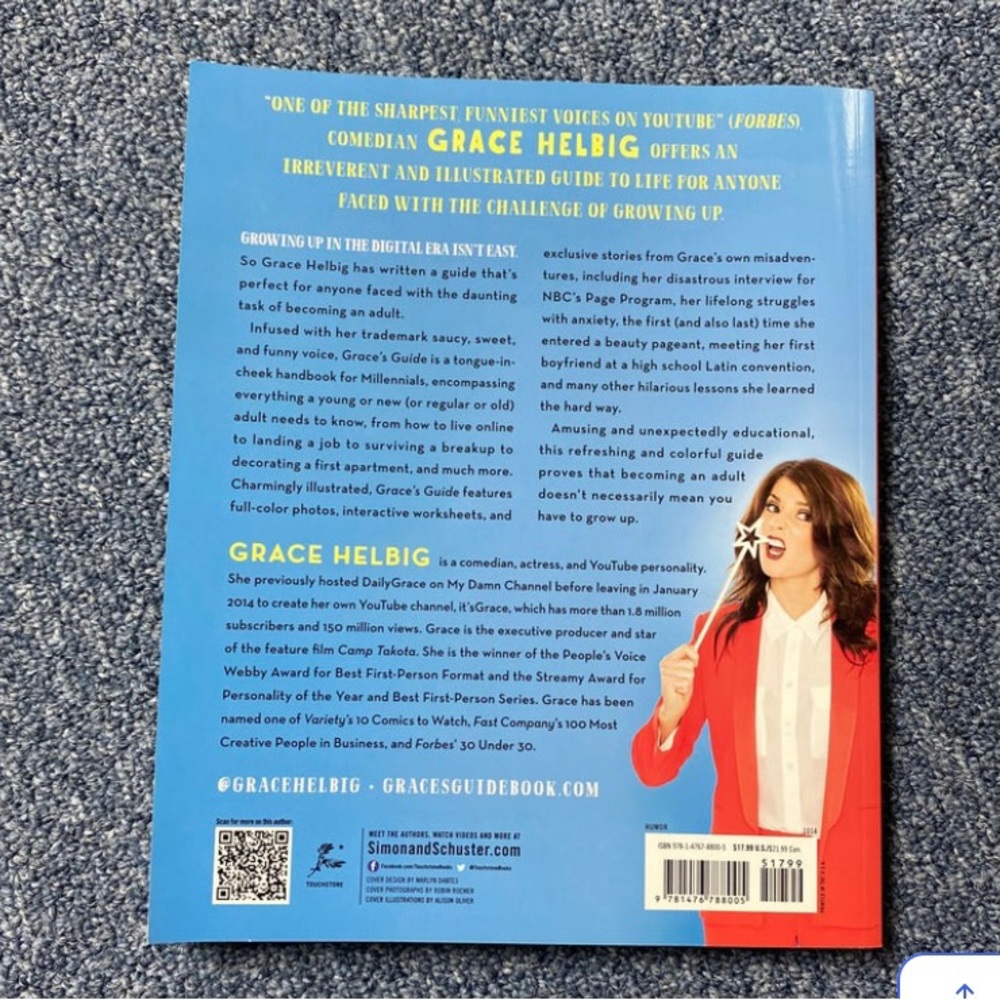 Grace's Guide Paperback Book - Blue/Red - Picture 2 of 3